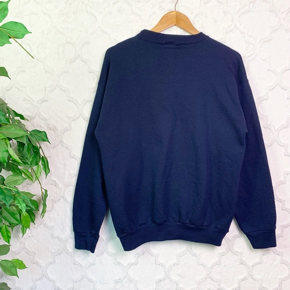 Vintage Norte Dame Navy Blue Sweatshirt - Picture 4 of 6
